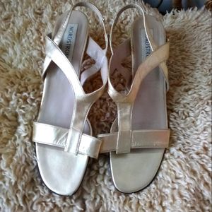 Nordstrom Gold Sandals
